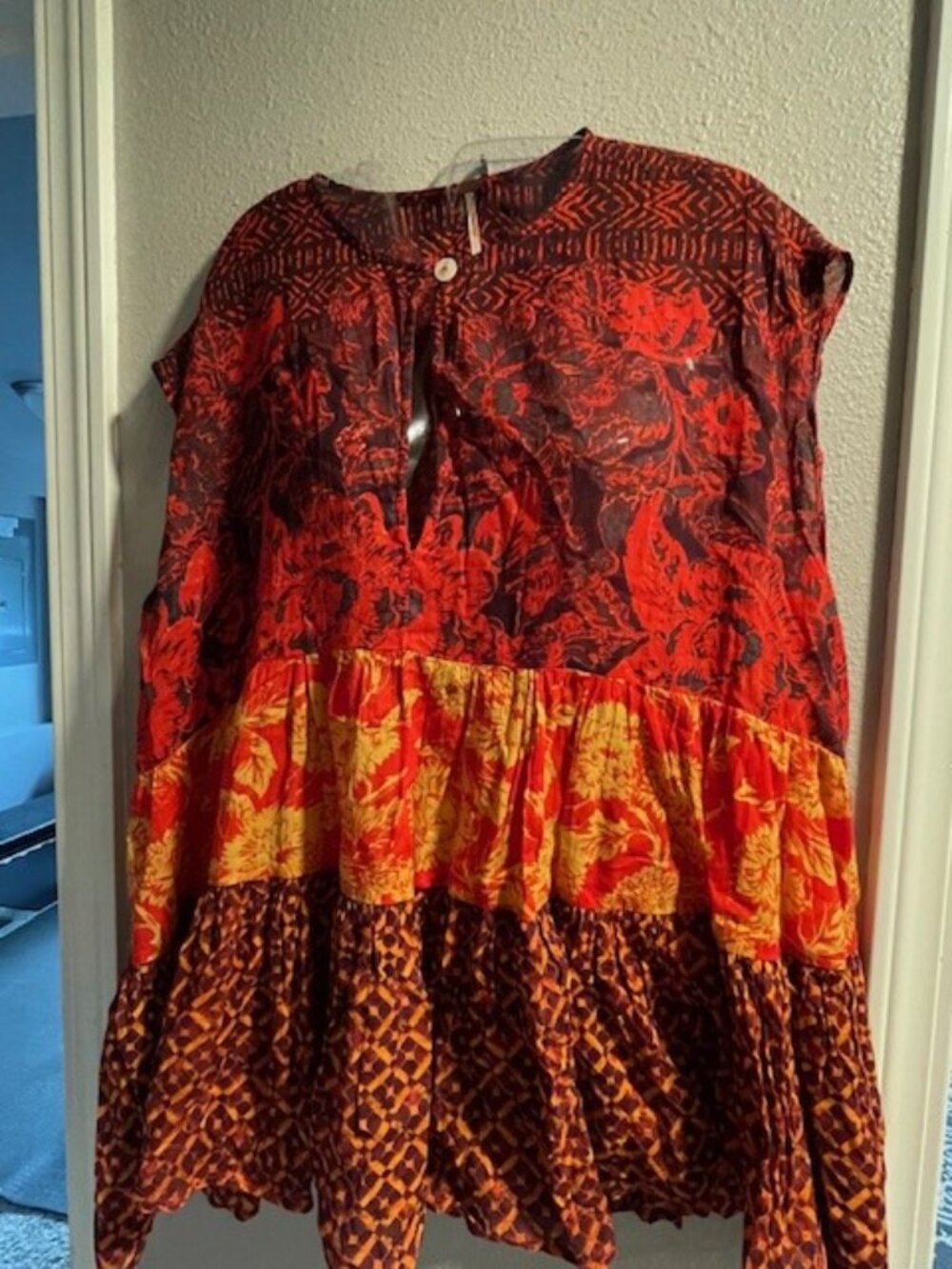 Free People Colorful Sleeveless Tank Sz XS